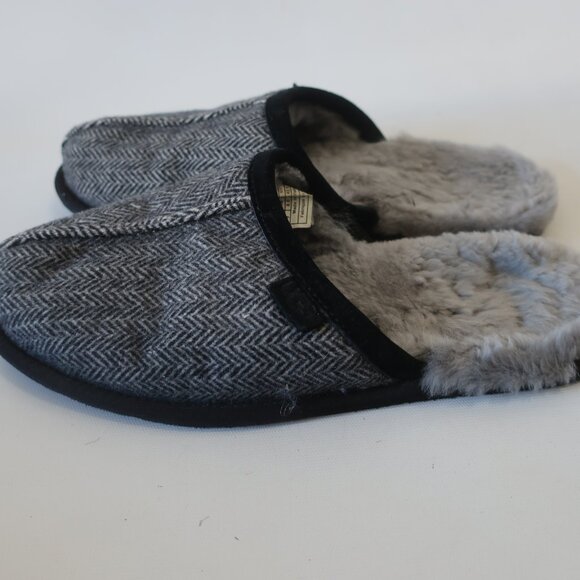 Mens UGG Scuff Gray Tweed Slippers S/N 1003573 Size 9 - Picture 4 of 7